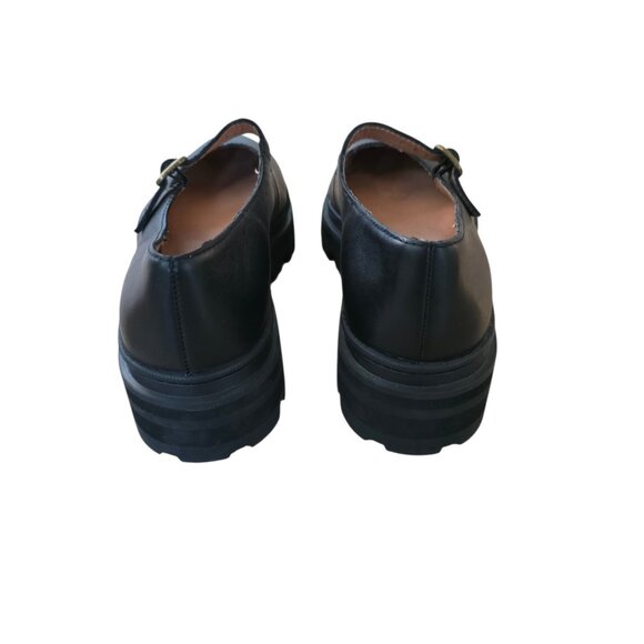 Madewell The Freya Platform Lugsole Mary Jane Leather 8.5 New - Picture 5 of 6